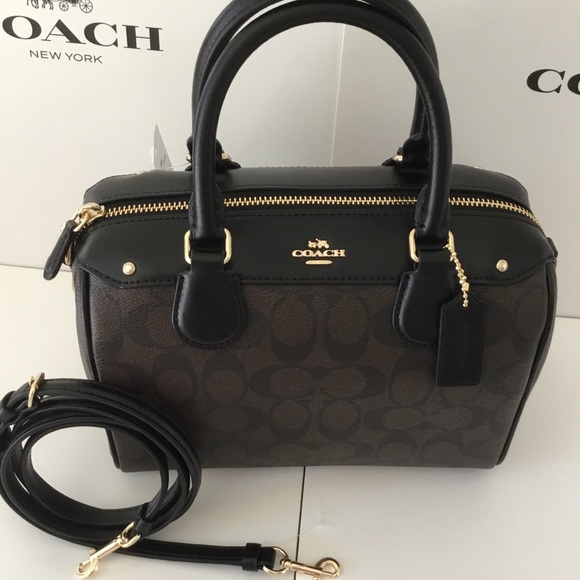 🌹Coach Mini Bennett Satchel In Signature NWT. - Picture 4 of 7